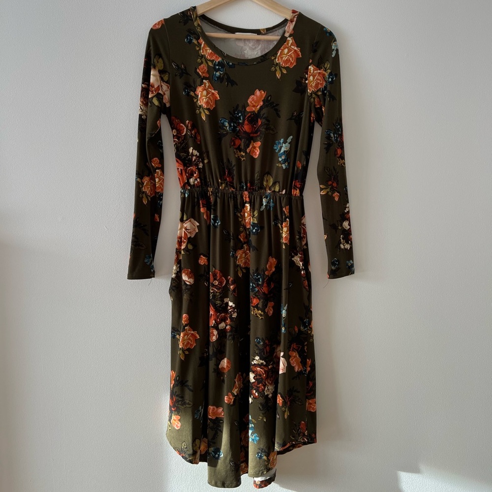Reborn J Floral long sleeve dress